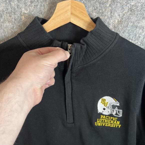 Cutter & Buck Pacific Lutheran University Lutes Football 1/4 Zip Sweater Mens XL - Picture 5 of 9